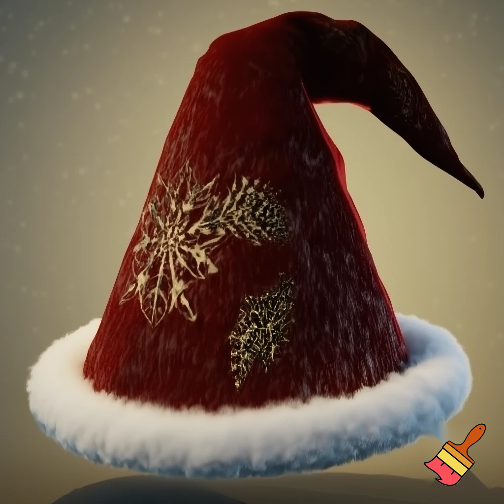 Christmas wizard hat