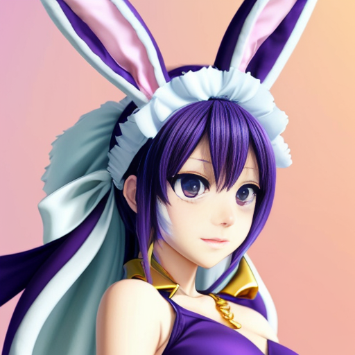  Purple and white Easter bunny headband top hat headband with gold