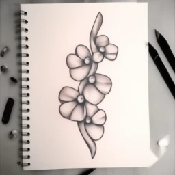 april birth flower tattoo
