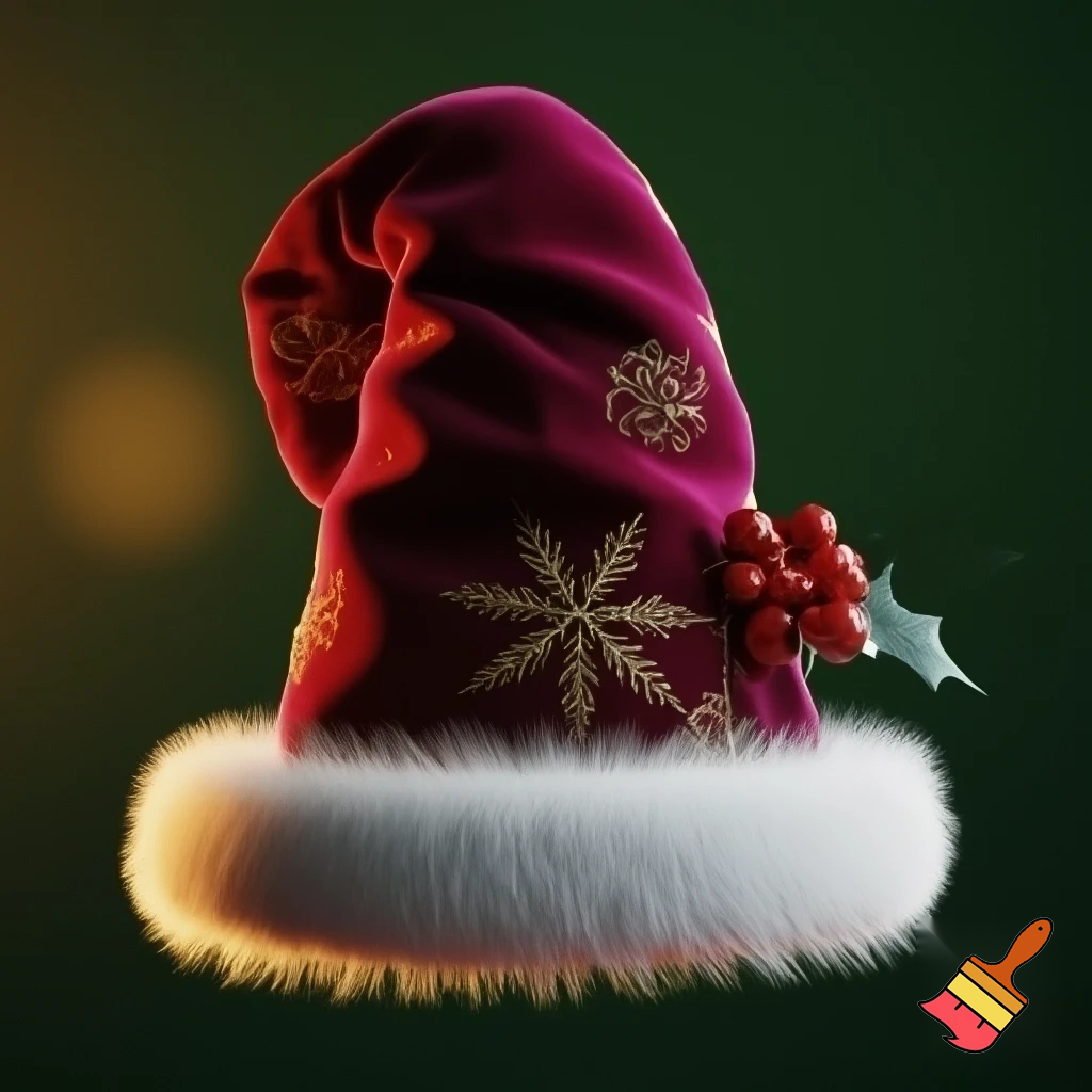 Christmas wizard hat