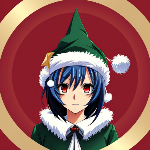 Christmas wizard hat