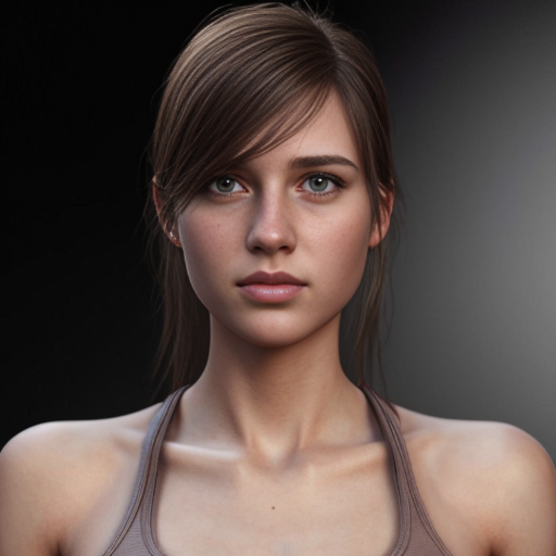 Cute woman naked from fac3 towarss camera and body backwards