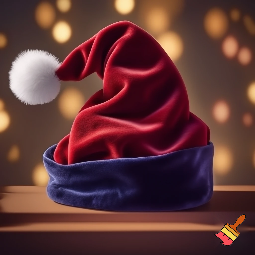 Christmas hat velvet elf on the shelf hat velvet