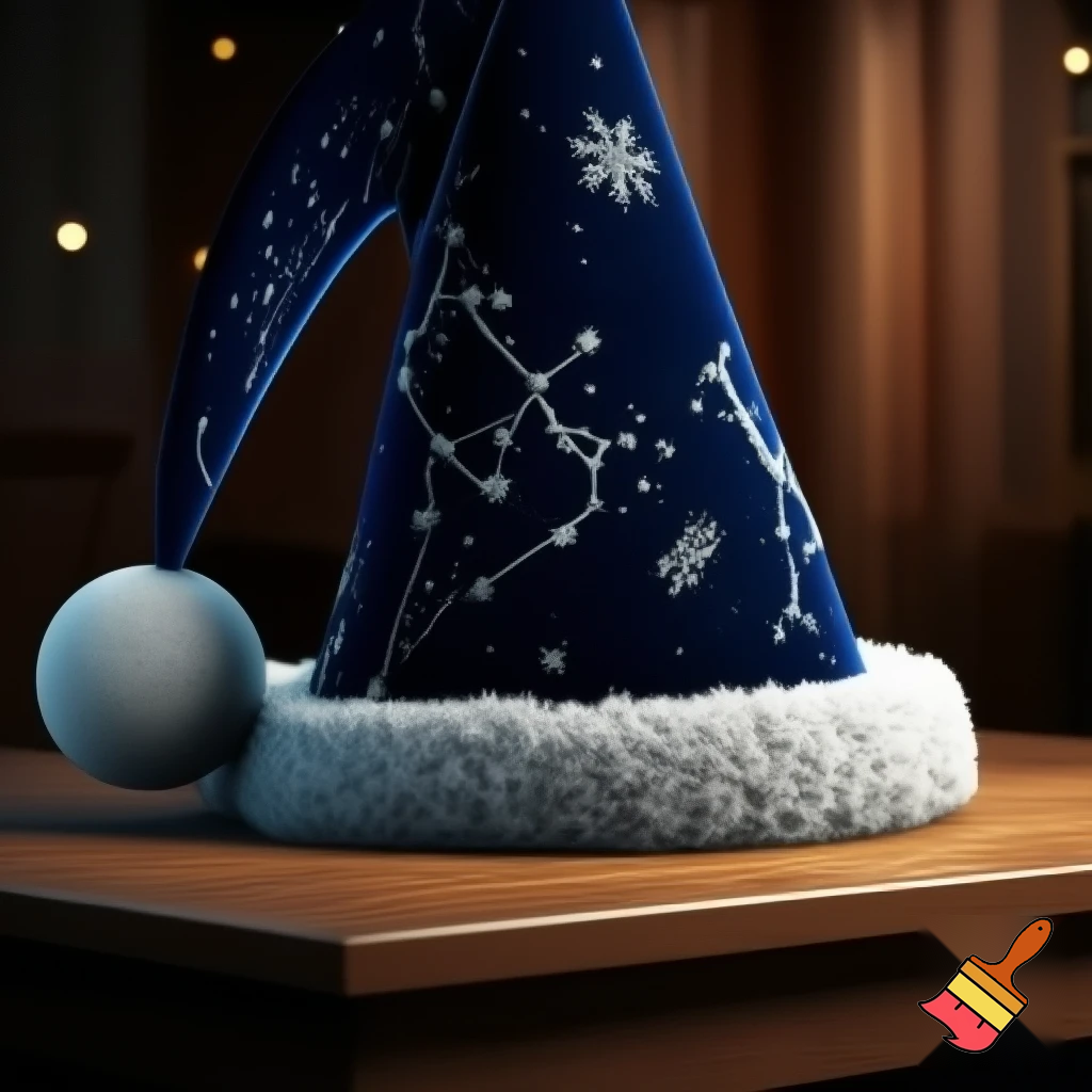 A wizard Christmas hat