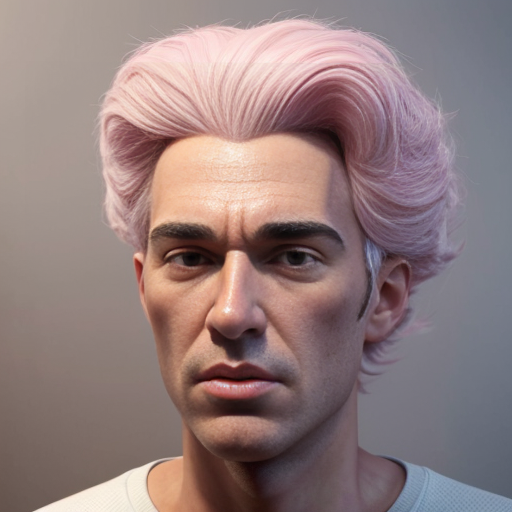 make a cartoon character that is a cotton candy