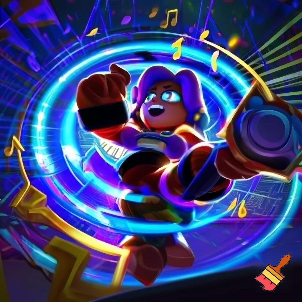 Melodie from brawl stars the supercell game