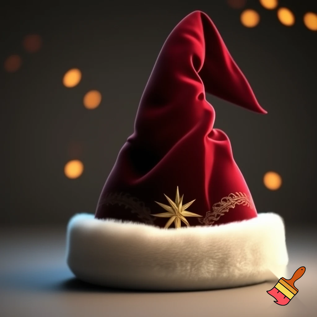 Christmas wizard hat