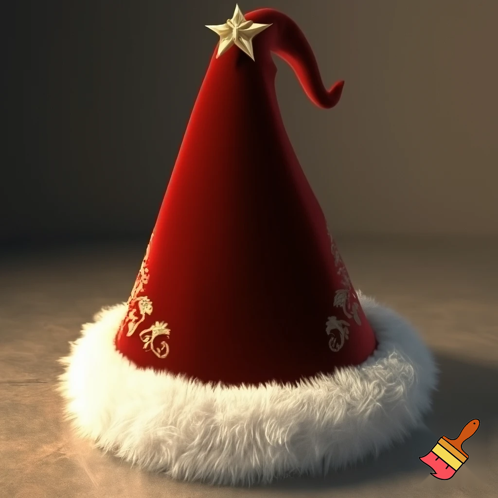Christmas wizard hat