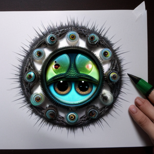 make a dragon with 300230 eyes