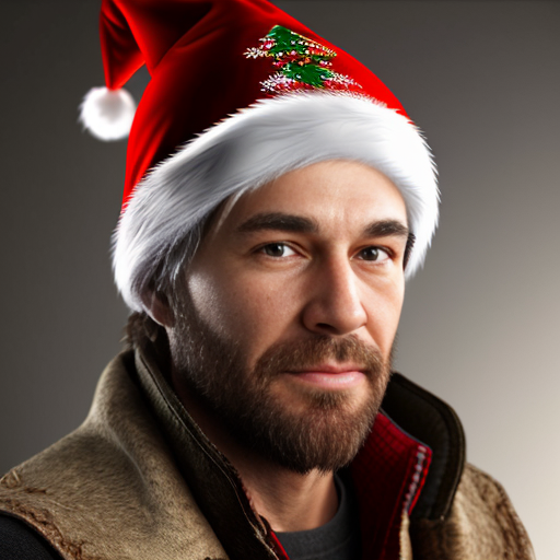 Christmas wizard hat