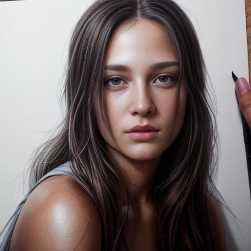 make me a entire sketch of a women
