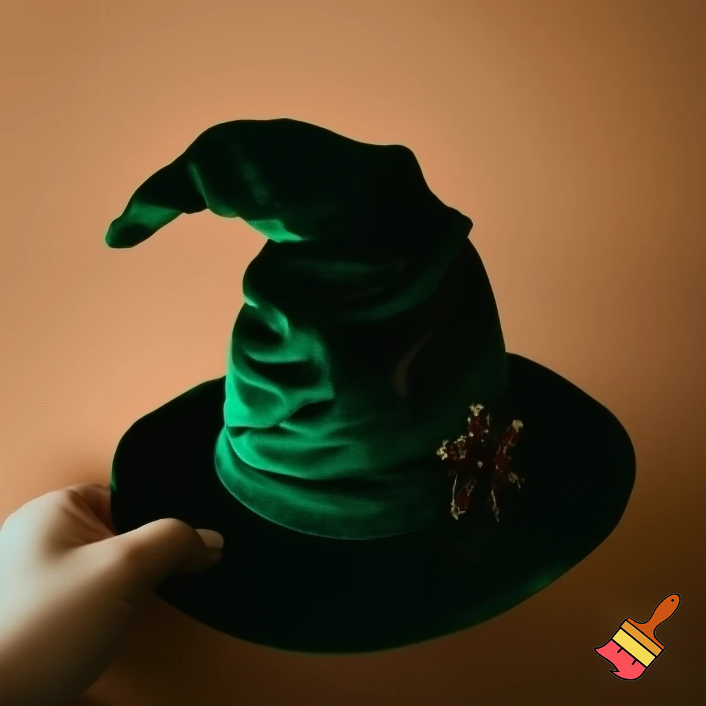 A wizard hat Christmas one velvet