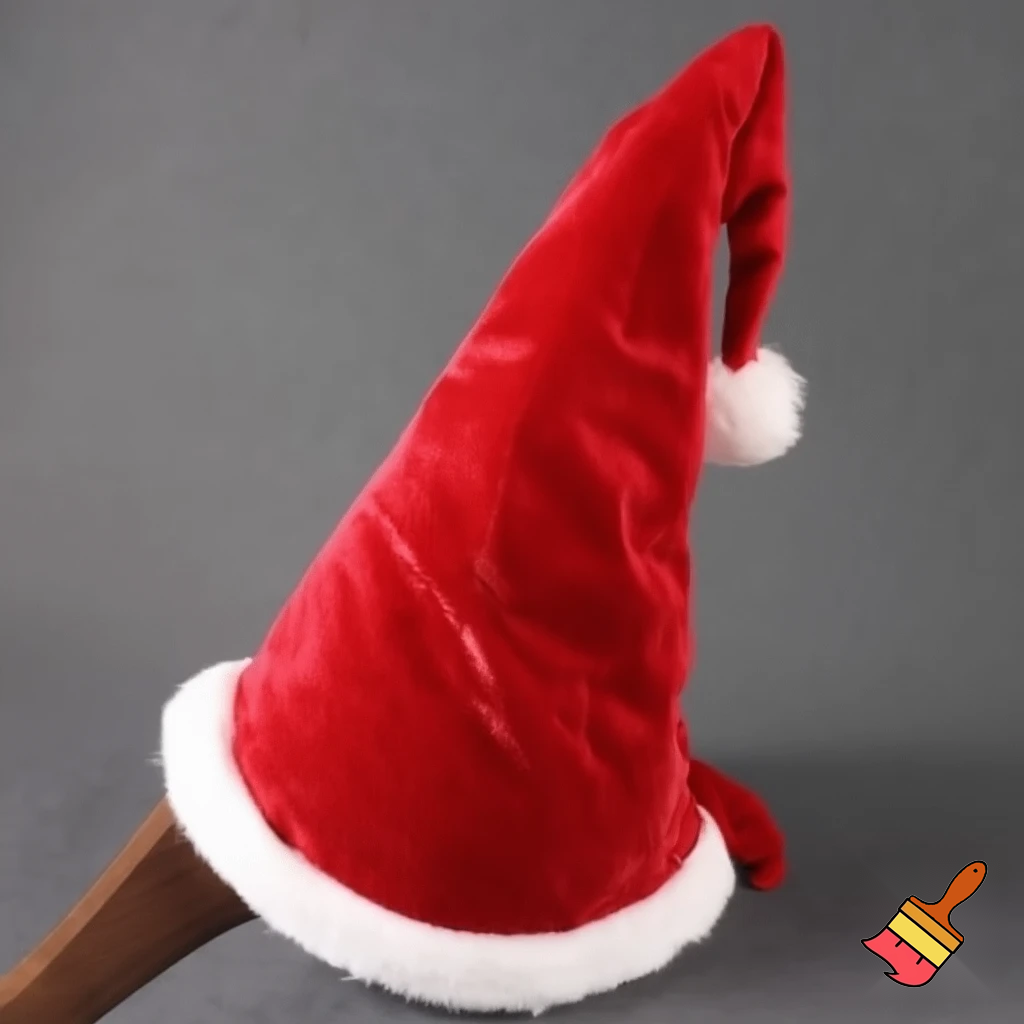 Christmas wizard hat Santa Claus hat velvet