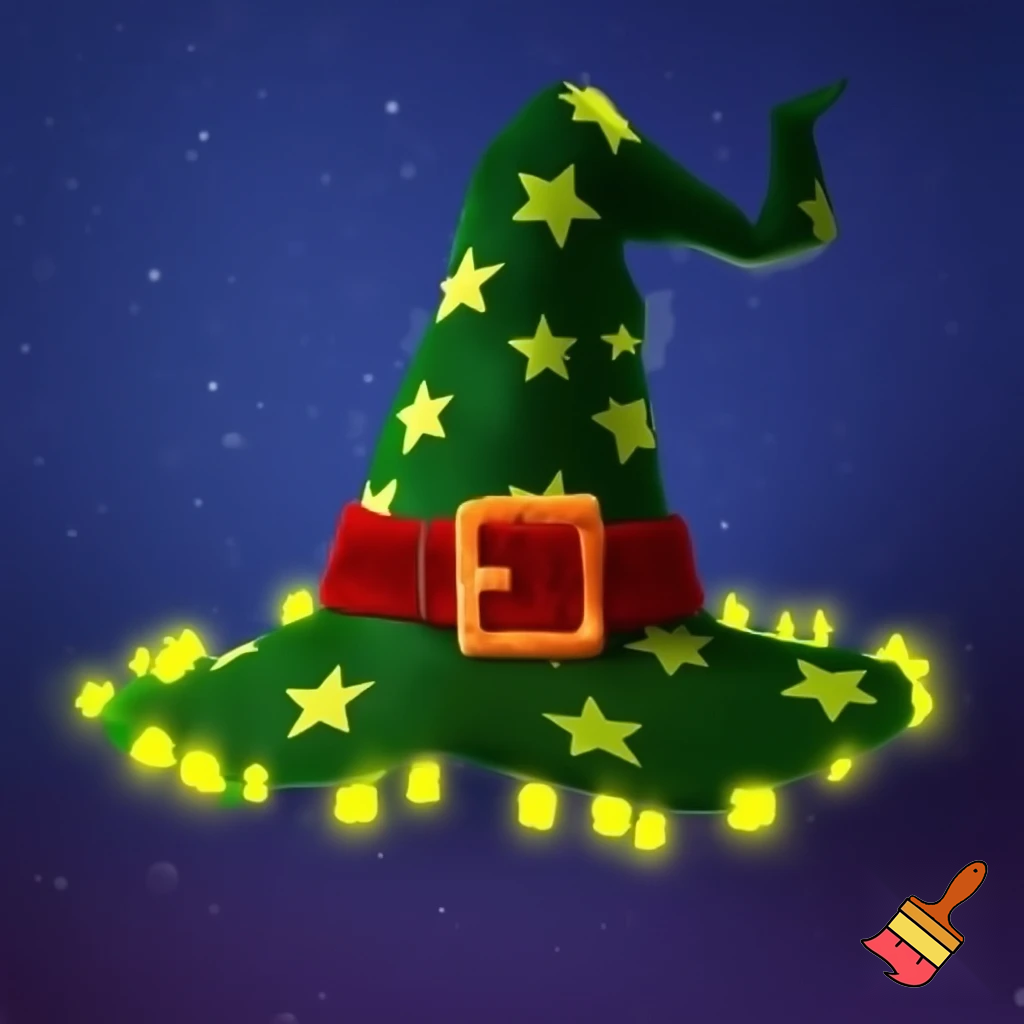 A wizard Christmas hat
