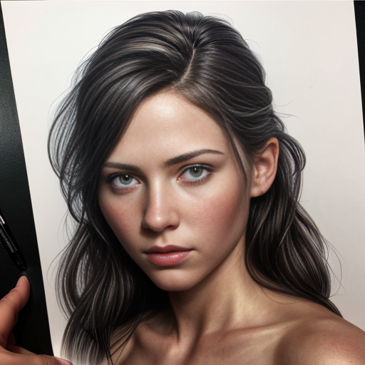 make me a entire sketch of a women
