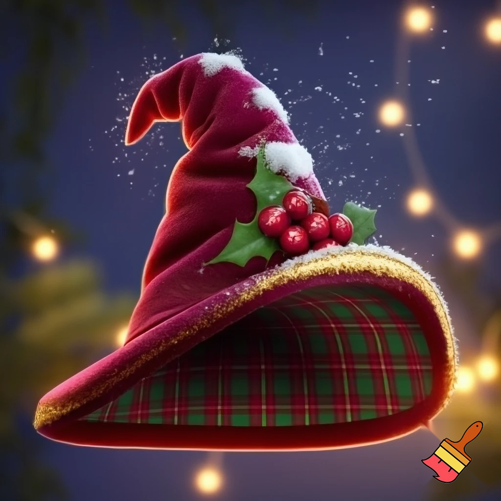 Christmas wizard hat costume