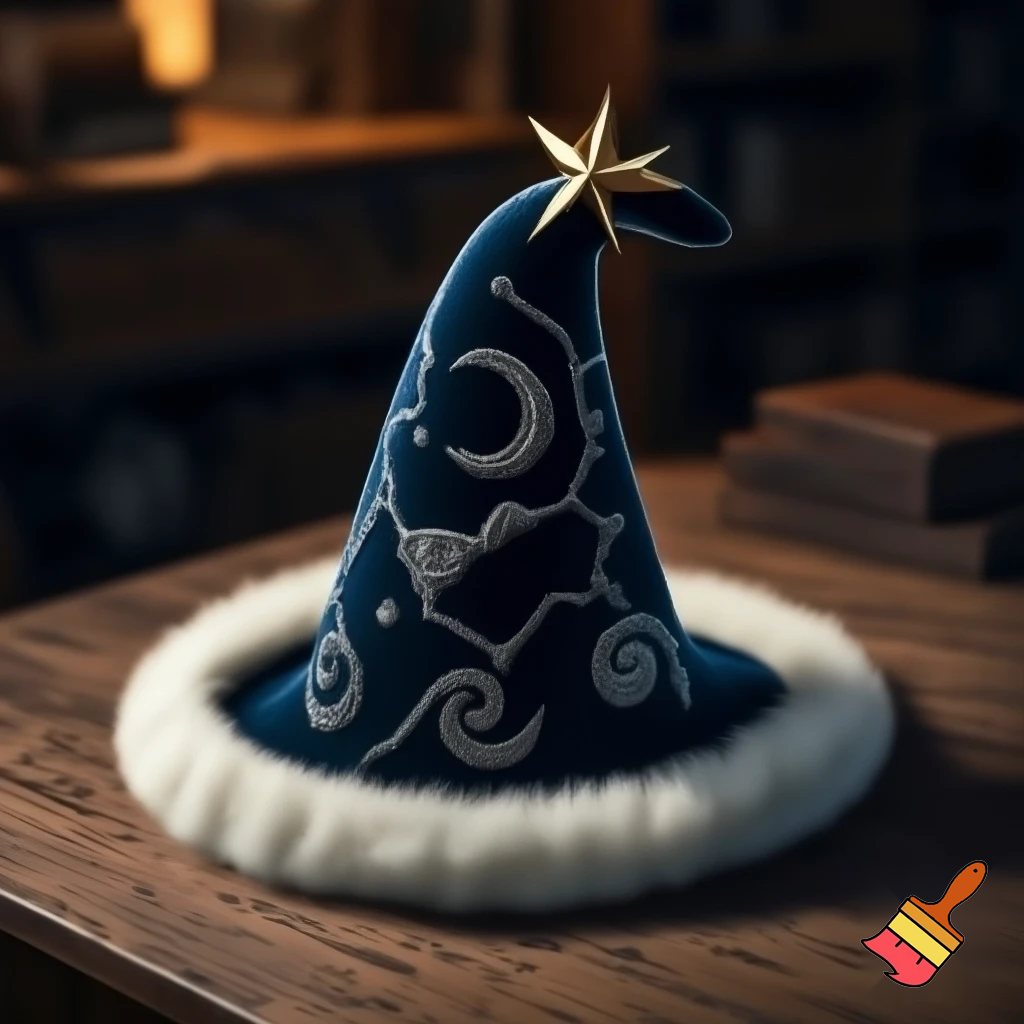 A wizard Christmas hat