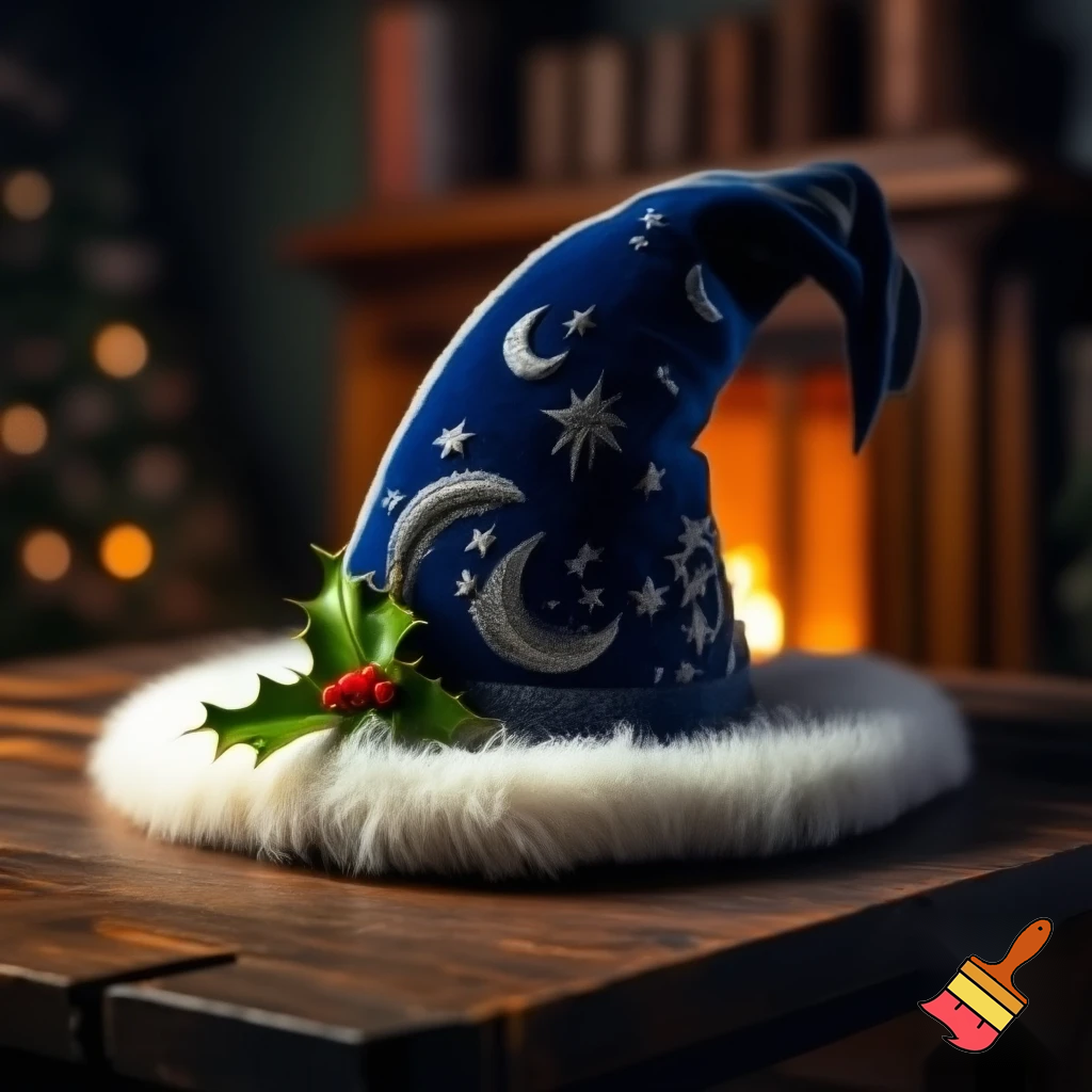 A wizard Christmas hat