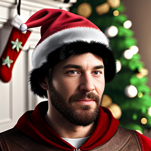 Christmas wizard hat