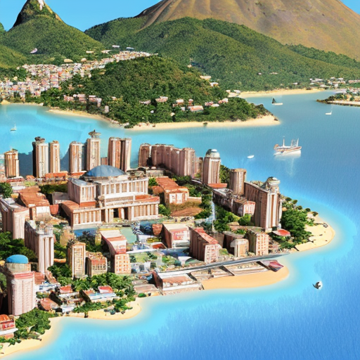 Turkish Island Republic of South America in 2026 
with buildings in the Turkish dub.