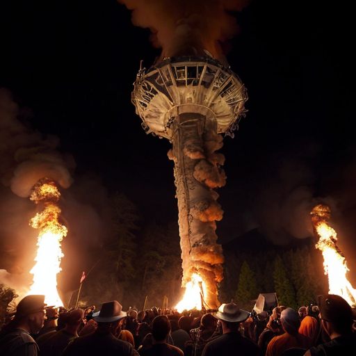 bohemian Grove with Epstien, Diddy, Charlie Kirk and Steven hawking and trump burning someone