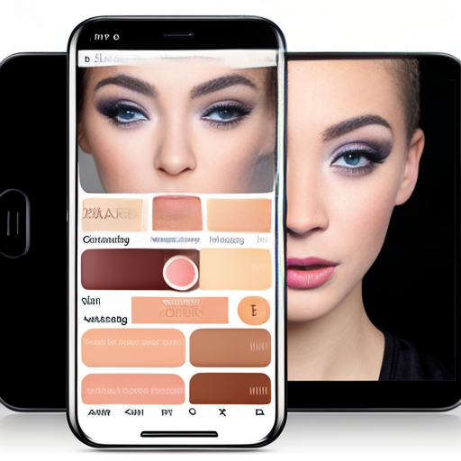 image of an app a beayty app that helps u find ur makeup shade
