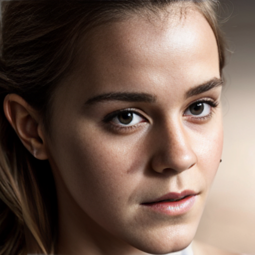 Emma Watson shot in the forehead