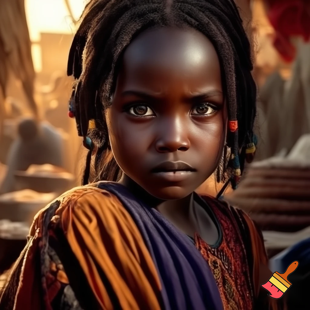 A Sudanese girl