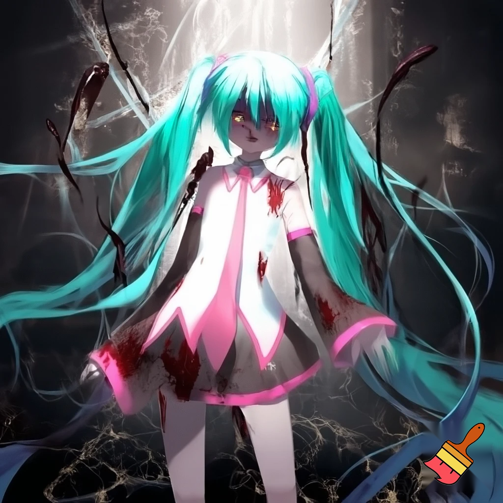 hatsune miku bloody