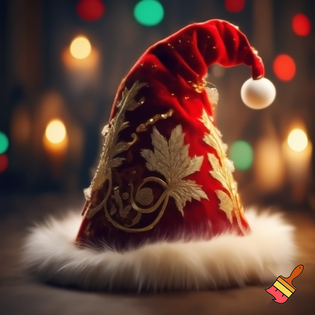 Christmas wizard hat