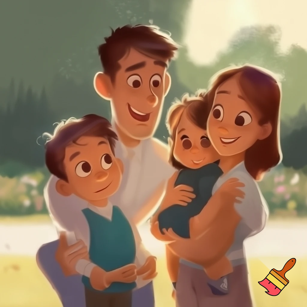 A family that has two children the boy is 10 years old and the girl is 7 years old