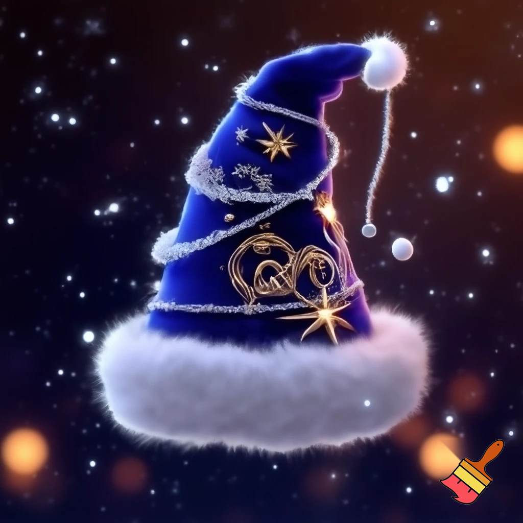 Wizard head hat Christmas hat