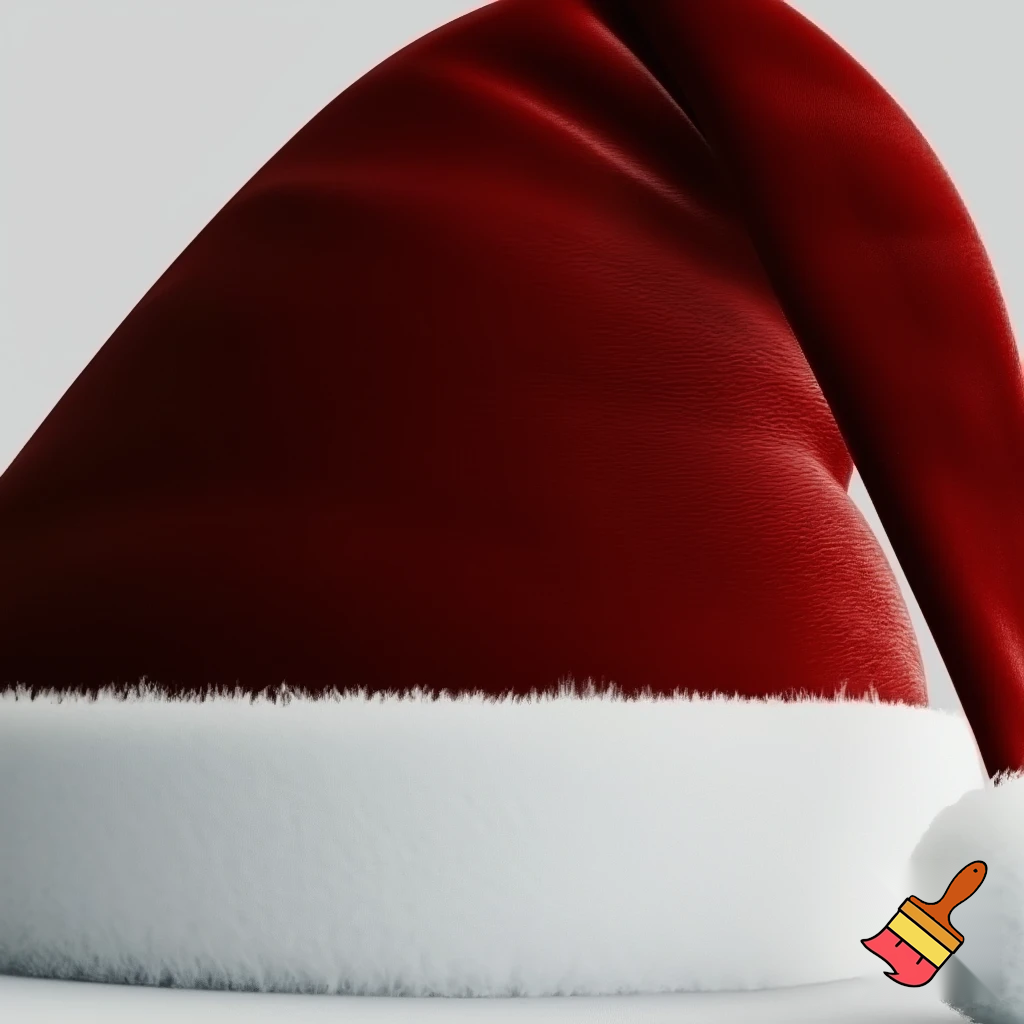 Santa Claus top hat special one special in delicate Santa Claus hat velvet