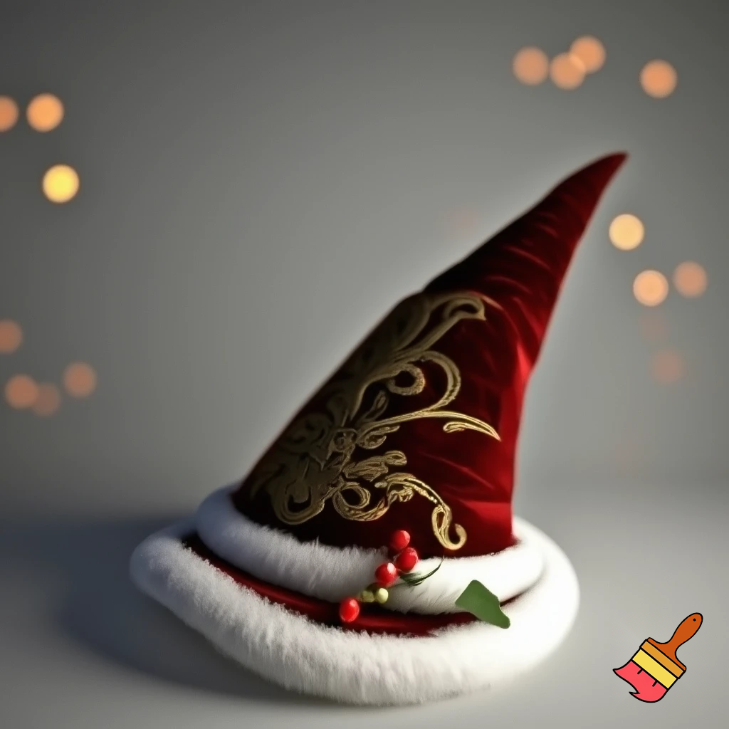Christmas wizard hat