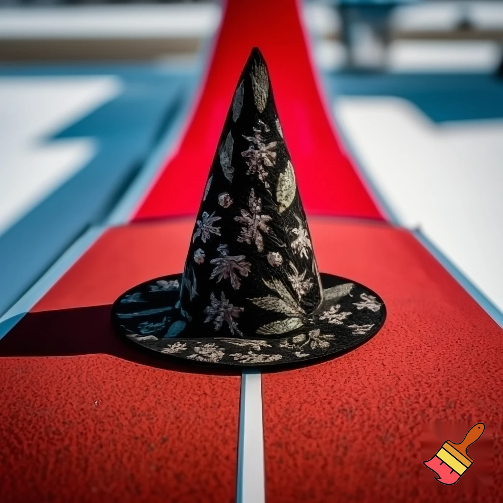 Christmas wizard hat, special costume red plane ramp one