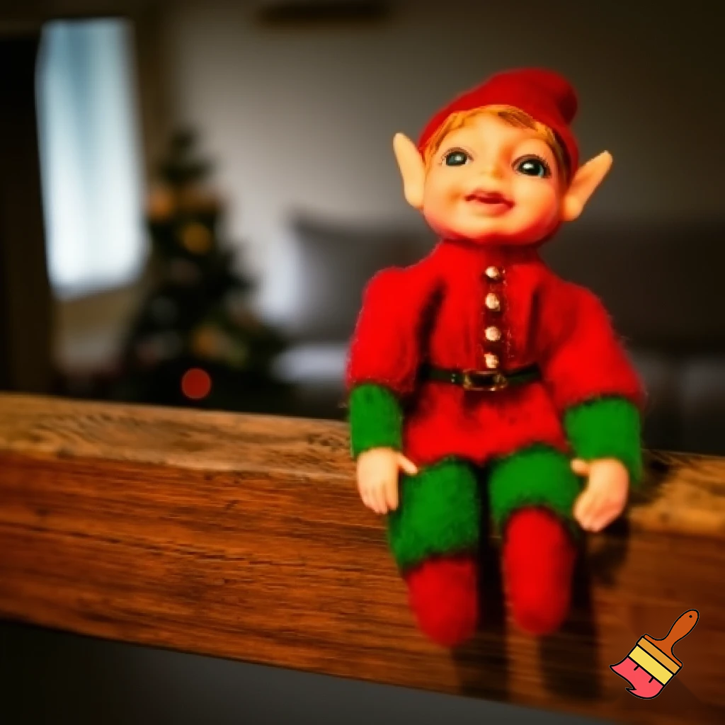Real elf on the shelf person