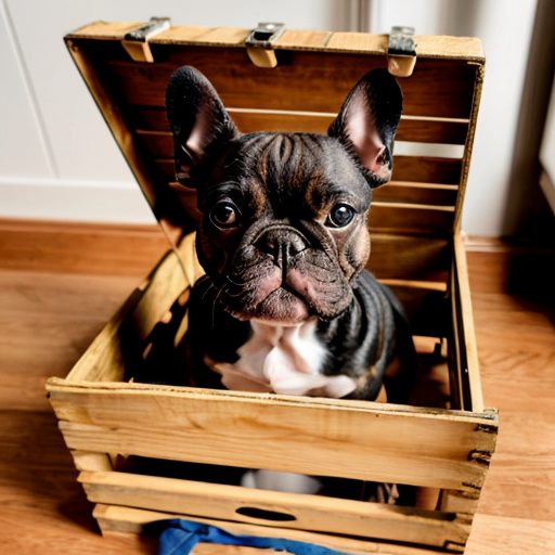 crate a image of a frenchie 