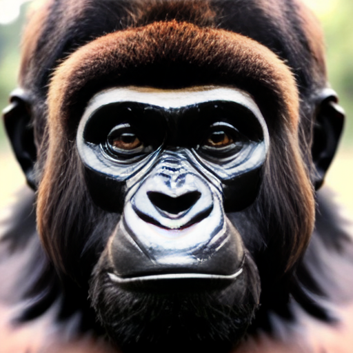 Gorilla ek purani rusty car / bike / object dekhta hai
Close-up eyes 👁️ (focus + curiosity)
Background me light thunder ⚡
Action:
👉 Gorilla dheere se haath badhata hai