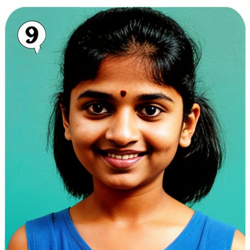 create a colourful cartoon character from this passport size photo. I would like to create different images of 90s kids enjoying their life and play in kerala villege