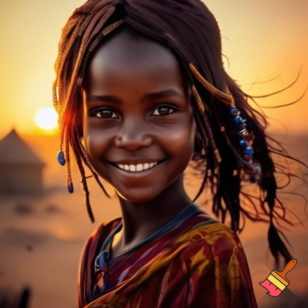 A Sudanese girl