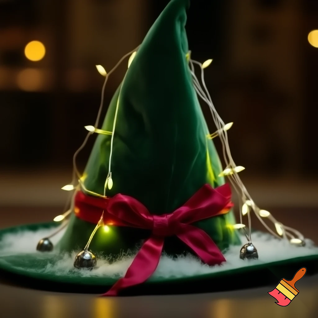Christmas wizard hat