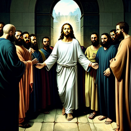 picture of Jesus leaving the 99 to save the 1