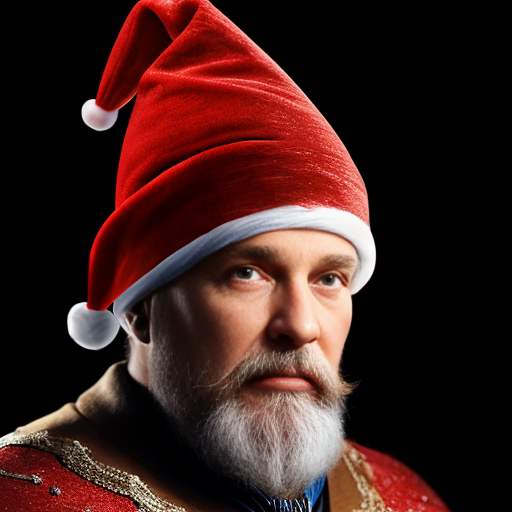 Christmas wizard hat