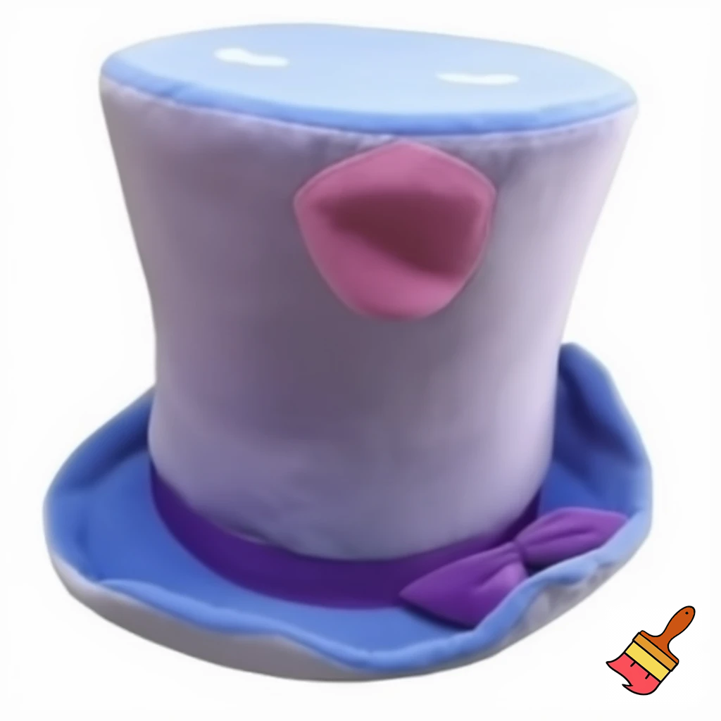 Easter bunny castle mascot top hat costume