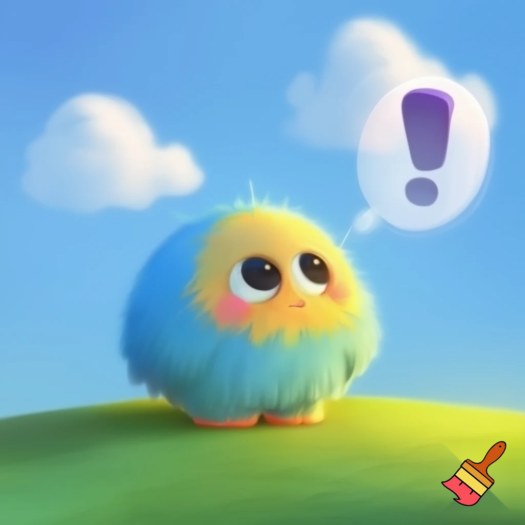 Cartoon figure saying “rar”