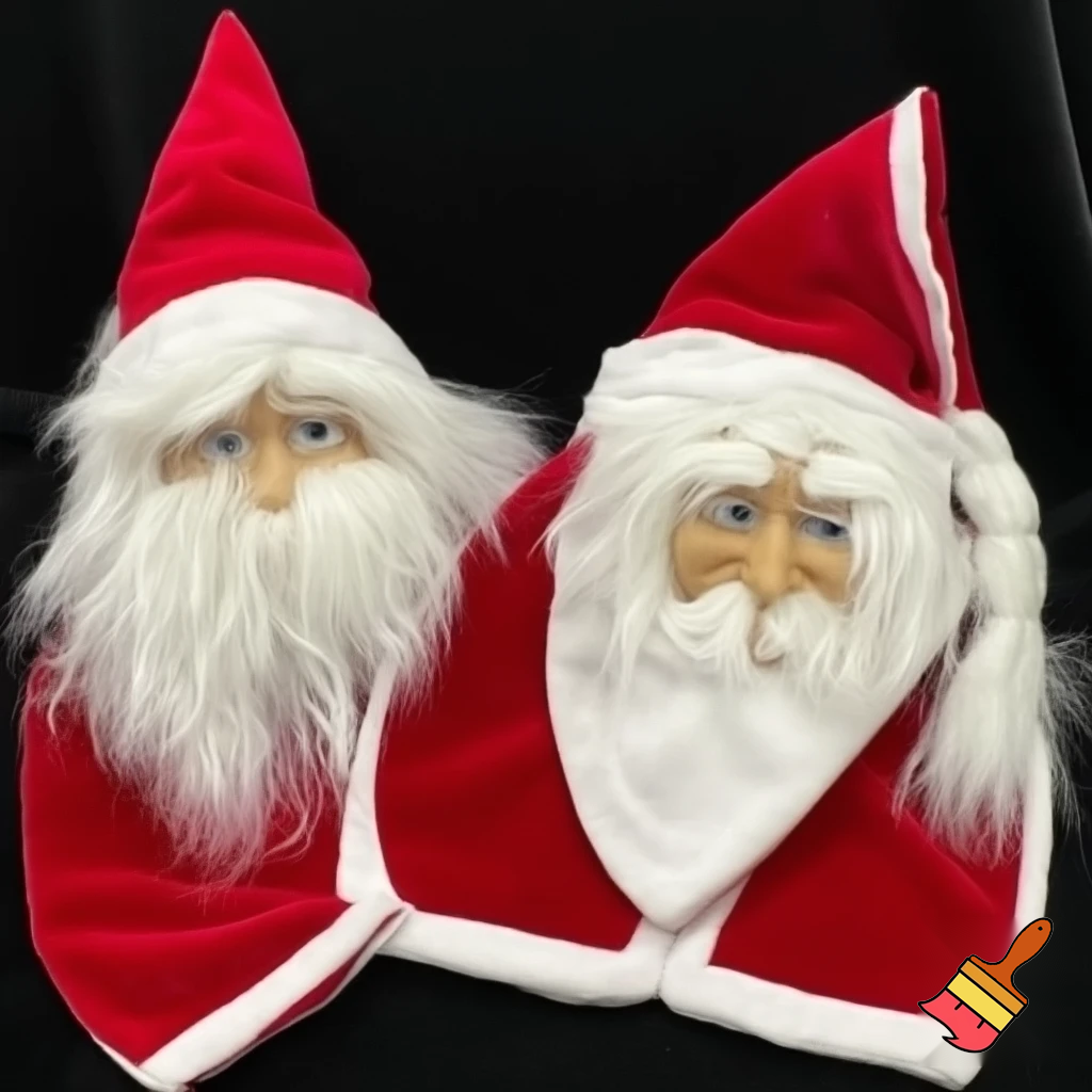 Christmas wizard hat Santa Claus hat velvet