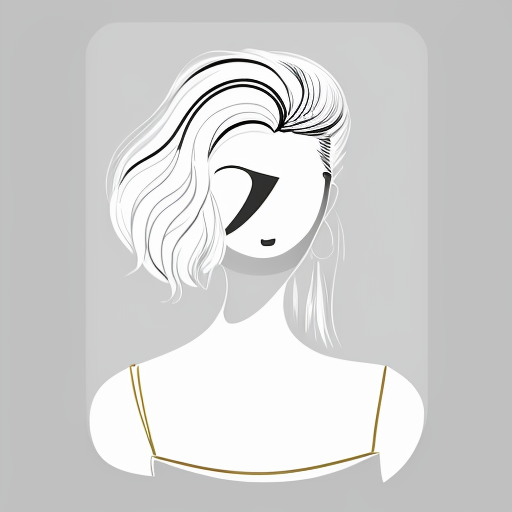 Tall young white-haired woman in armor