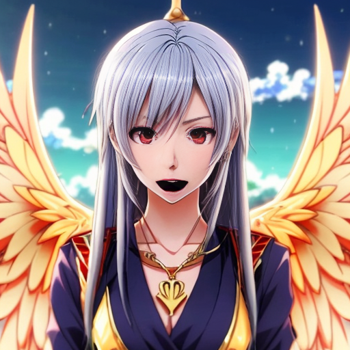 сделай патриарха Кирилла с нимбом и крыльями в реалистичном стиле