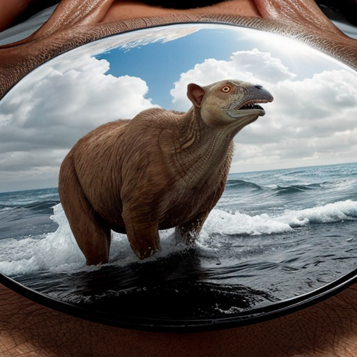 a beautiful world vs an unforgiving dangerous side caused by climate change