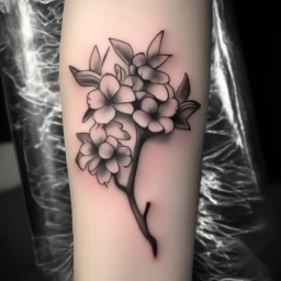 may birth flower tattoo